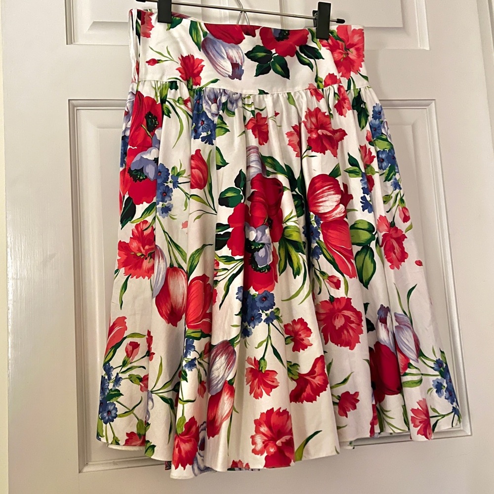 Ralph Lauren BLACK LABEL Floral Skirt - 4